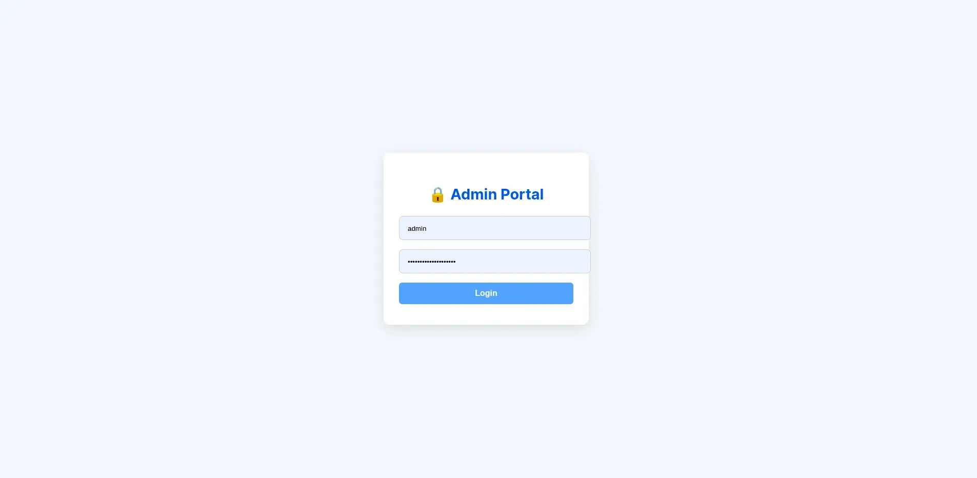 webdecky admin panel login